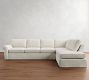 Pearce Roll Arm Slipcovered Return Bumper Sectional (114&quot;&ndash;144&quot;)