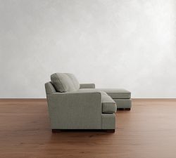 Townsend Square Arm Reversible Chaise Sectional - Storage Available (101&quot;)
