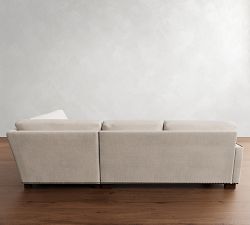 Turner Square Arm 3-Piece Bumper Sectional (106&quot;&ndash;110&quot;)