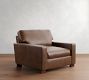 Turner Square Arm Leather Chair