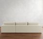 Westwood Square Arm Deep Seat Chaise Sectional (130&quot;&ndash;136&quot;)