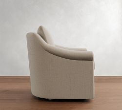 Ayden Roll Arm Swivel Glider
