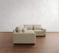 Big Sur Square Arm Deep Seat 3-Piece Sectional (120&quot;)