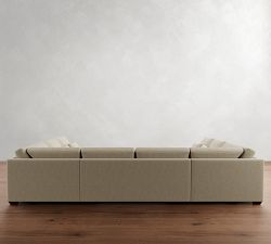 Big Sur Square Arm Deep Seat U-Shaped Sectional (158&quot;&ndash;190&quot;)