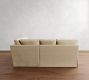 Buchanan Square Arm Slipcovered 3-Piece Sectional (93&quot;)