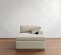 Build Your Own Dream Wide Arm Wood Base Sectional