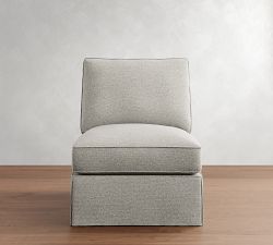 Build Your Own PB Comfort Roll Arm Slipcovered Sectional