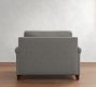 Cameron Roll Arm Single Sleeper Sofa with Memory Foam Mattress (56&quot;)