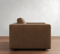 Carmel Wide Arm Leather Chair