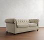 Chesterfield Roll Arm Sleeper Sofa (89&quot;)