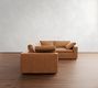 Dream Wide Arm Leather 3-Piece Sectional (120&quot;)