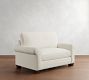 PB Comfort Roll Arm Single Sleeper Sofa with Memory Foam Mattress (64&quot;)