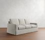PB Comfort Square Arm Slipcovered Sleeper Sofa with Memory Foam Mattress (74&quot;&ndash;87&quot;)