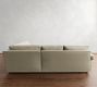 Pearce Roll Arm 3-Piece L-Shaped Wedge Sectional (122&quot;&ndash;130&quot;)