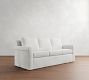 Cameron Roll Arm Slipcovered Side Sleeper Sofa (93&quot;)
