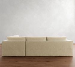 Carmel Wide Arm Slipcovered Return Bumper Sectional (113&quot;&ndash;125&quot;)