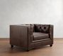 Chesterfield Square Arm Leather Chair