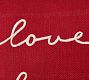 I Love You Embroidered Pillow