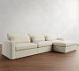 Westwood Square Arm Deep Seat Modular Chaise Sectional (142&quot;)