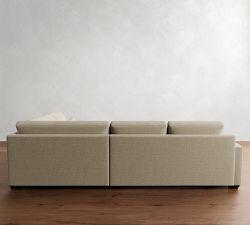 Big Sur Square Arm Deep Seat 3-Piece Wedge Sectional (129&quot;)