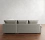 Canyon Roll Arm 3-Piece L-Shaped Sectional (121&quot;)
