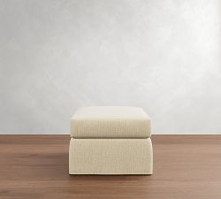 Carmel Slipcovered Sectional Ottoman