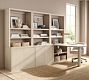 Cayman Peninsula Desk with Bookcase Suite (108&quot; x 66&quot;)