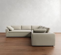 Dream Wide Arm 3-Piece L-Shaped Sectional (120&quot;)