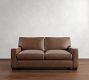 PB Comfort Square Arm Leather Sofa (62&quot;&ndash;88&quot;)
