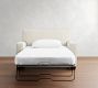 PB Comfort Square Arm Single Sleeper Sofa with Memory Foam Mattress (56&quot;)