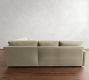 Pearce Square Arm 3-Piece L-Shaped Wedge Sleeper Sectional (121&quot;)