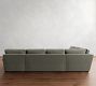 Townsend Roll Arm L-Shaped Chaise Sectional (144&quot;)
