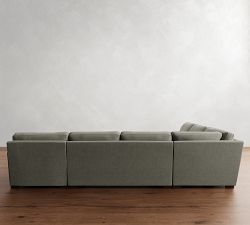 Townsend Square Arm L-Shaped Chaise Sectional (143&quot;)
