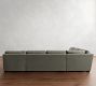 Townsend Square Arm L-Shaped Chaise Sectional (143&quot;)
