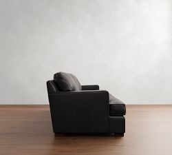 Townsend Square Arm Leather Sofa Collection (78&quot;&ndash;101&quot;)