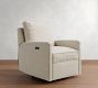 Tyler Square Arm Manual &amp; Power Swivel Glider Recliner