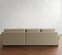 Big Sur Roll Arm 3-Piece Wedge Sectional (129&quot;)