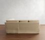 Buchanan Roll Arm Slipcovered 3-Piece L-Shaped Sectional (95&quot;)