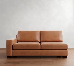 Build Your Own Big Sur Square Arm Leather Sectional