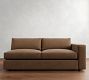 Build Your Own Carmel Wide Arm Leather Sectional