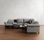 Cameron Roll Arm Reversible Power Reclining Sectional - Storage Available (111&quot;&ndash;125&quot;)