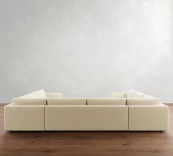 Carmel Slim Arm U-Shaped Sectional (144&quot;)