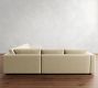 Carmel Wide Arm 3-Piece L-Shaped Wedge Sectional (123&quot;&ndash;129&quot;)