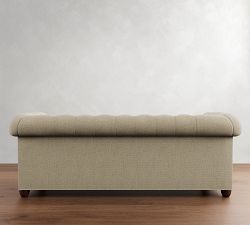 Chesterfield Roll Arm Sleeper Sofa (89&quot;)