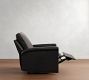 Tyler Roll Arm Leather Manual &amp; Power Swivel Glider Recliner