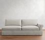 Build Your Own PB Comfort Roll Arm Slipcovered Sectional