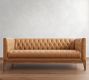 Edgewood Leather Sofa (76&quot;)