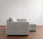 Pacifica Slim Arm Reversible Chaise Sectional - Storage Available (86&quot;&ndash;96&quot;)