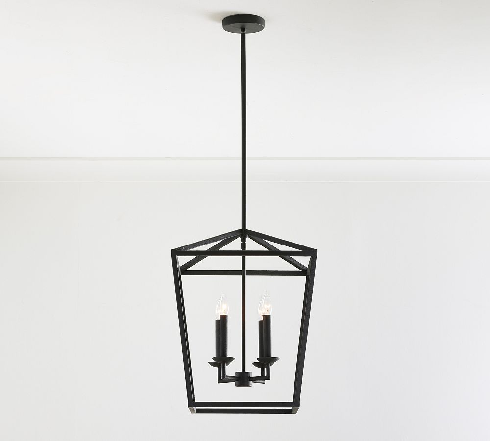 Open Box: Remington Iron Lantern Pendant 17" - Bronze