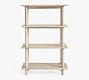 Cayman 34" x 52" Tall Bookcase, Biscotti